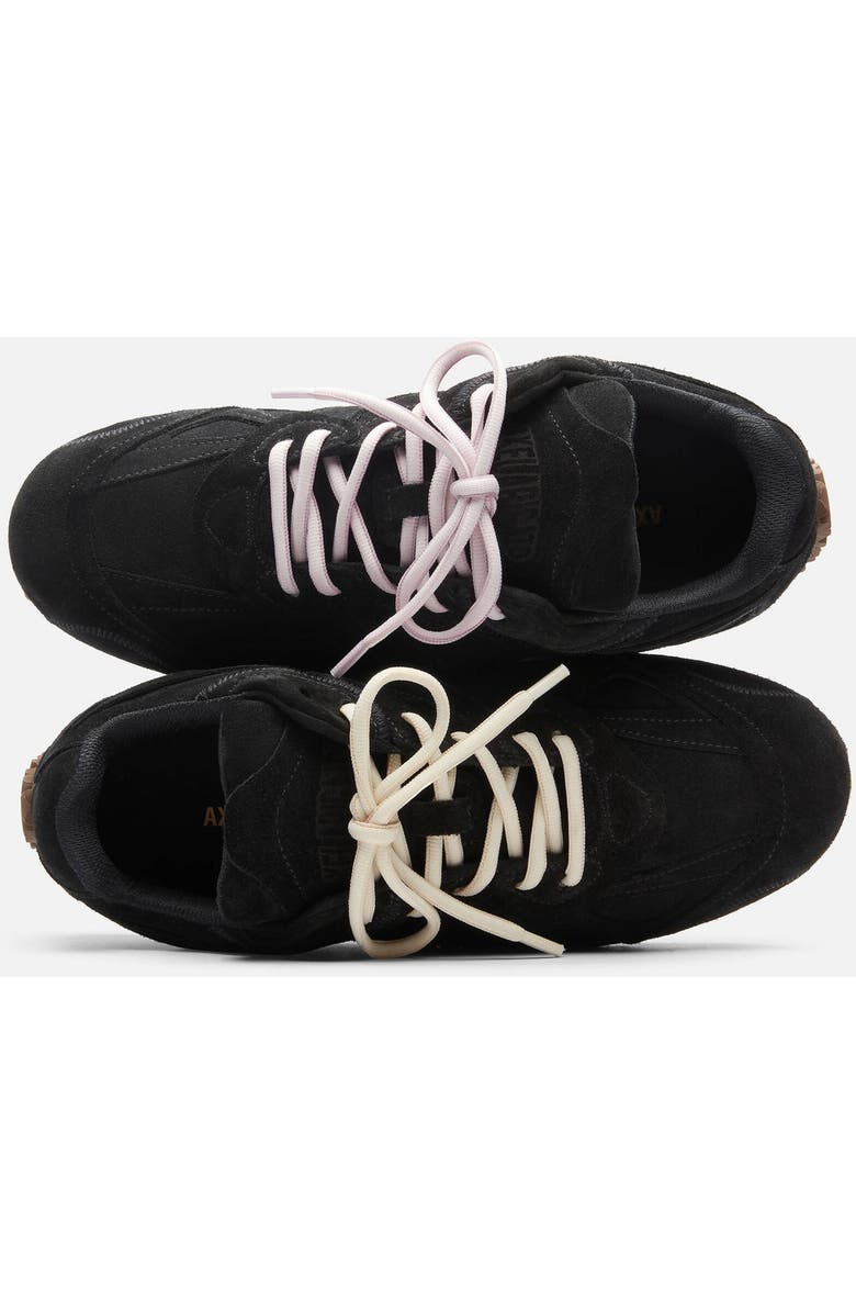 Axel Arigato Slow Suede Runner - Women's, Alternate, color, Black/Dark Gum