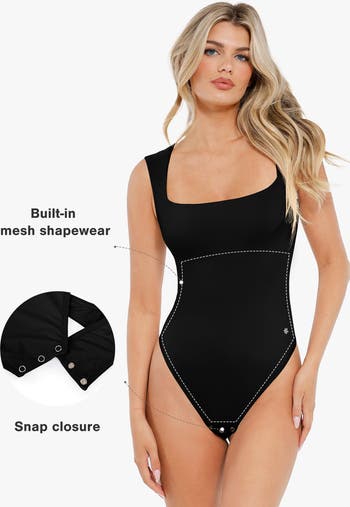 Shapewear Cloudsense Sleeveless Square Neck Bodysuit