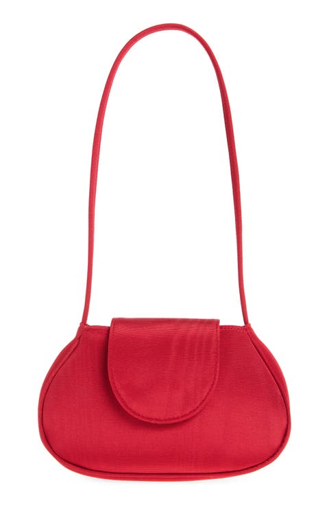 Ineva Moiré Baguette Shoulder Bag