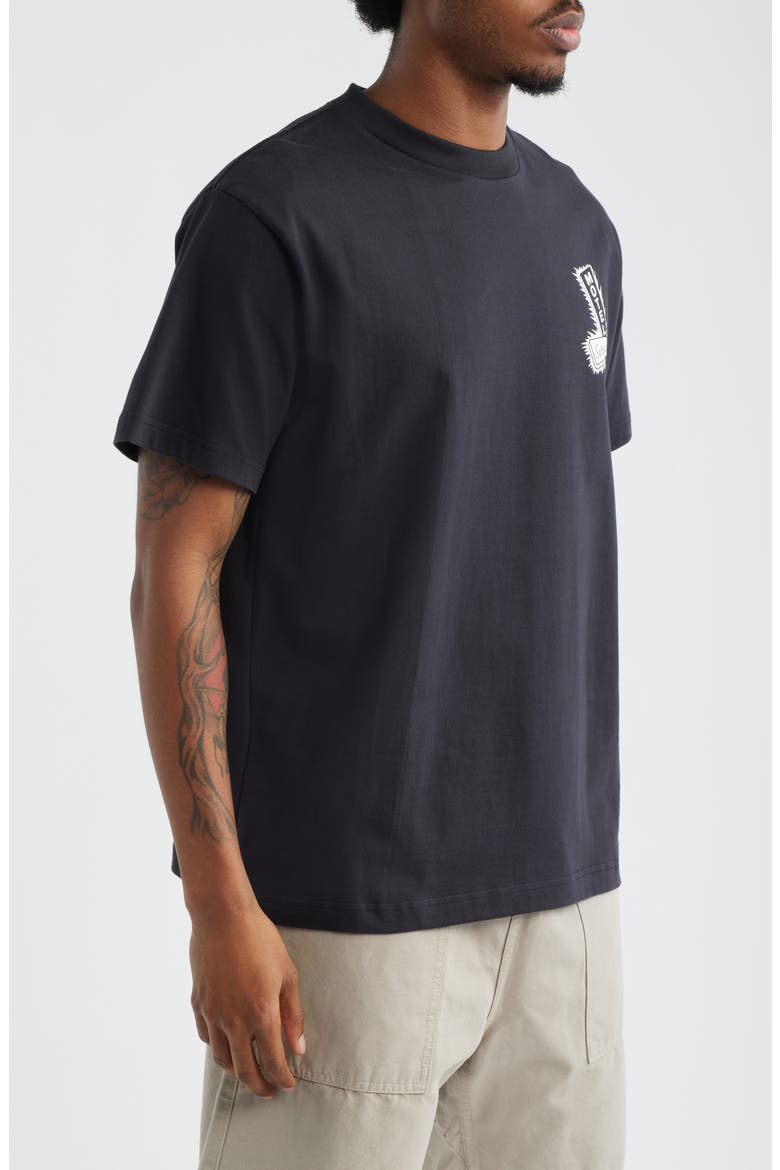 Motel Organic Cotton Graphic T-Shirt, Alternate, color, BLACK