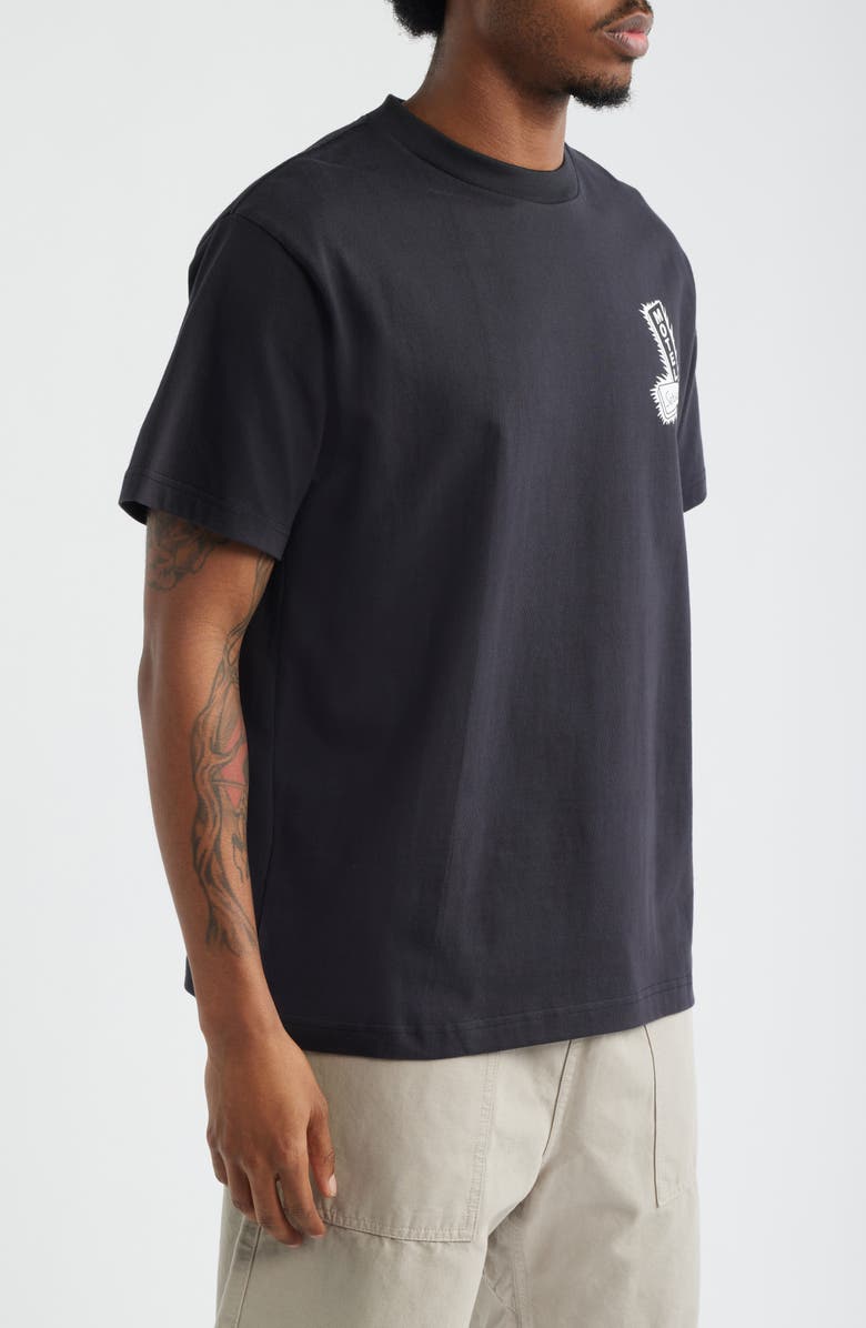 Service Works Motel Organic Cotton Graphic T-Shirt, Alternate, color, Black