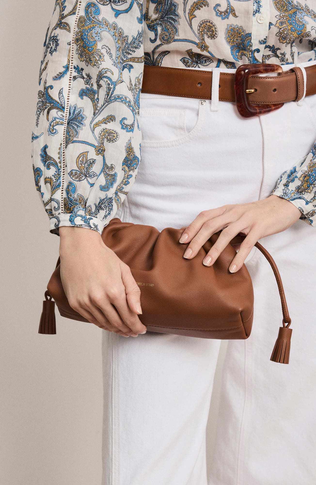 Veronica Beard Small Stash Bag, Alternate, color, Hazelwood