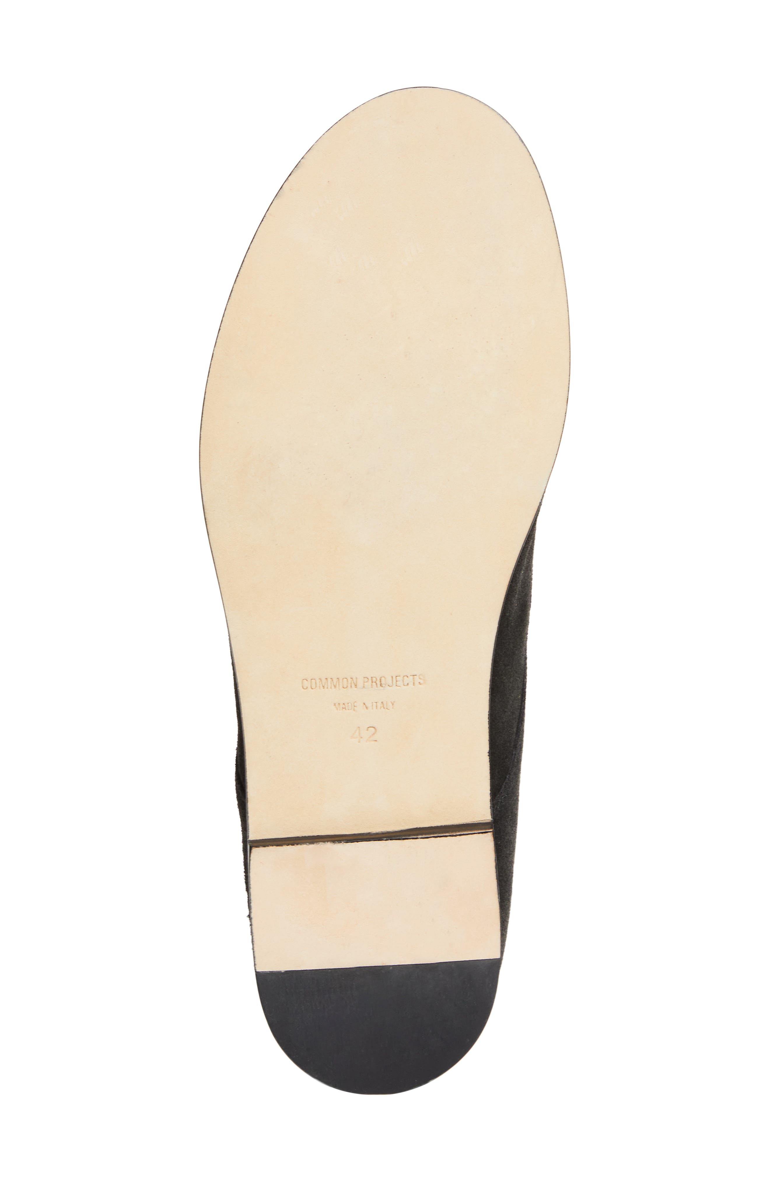 Common Projects Soft Plain Toe Derby, Alternate, color, Off Black