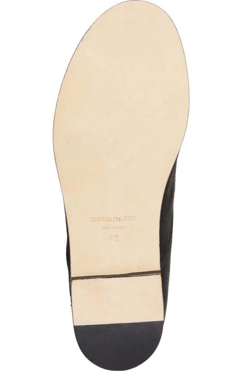 Common Projects Soft Plain Toe Derby, Alternate, color, Off Black