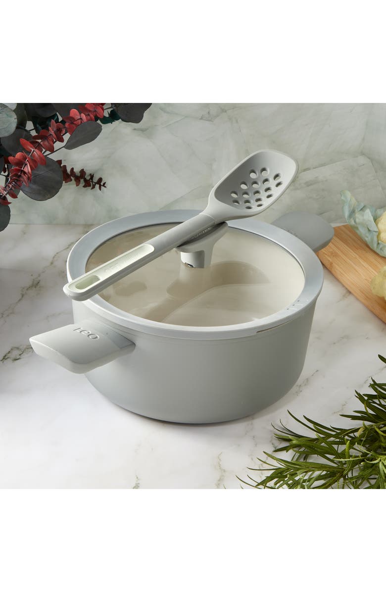 BergHOFF Leo Balance 4.6-Quart Stock Pot, Alternate, color, Moon Mist