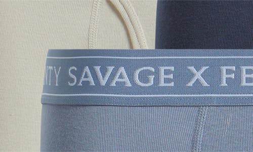 Savage X Fenty Savage Classics 3-pack Boxer Briefs In Taupe/blue/navy