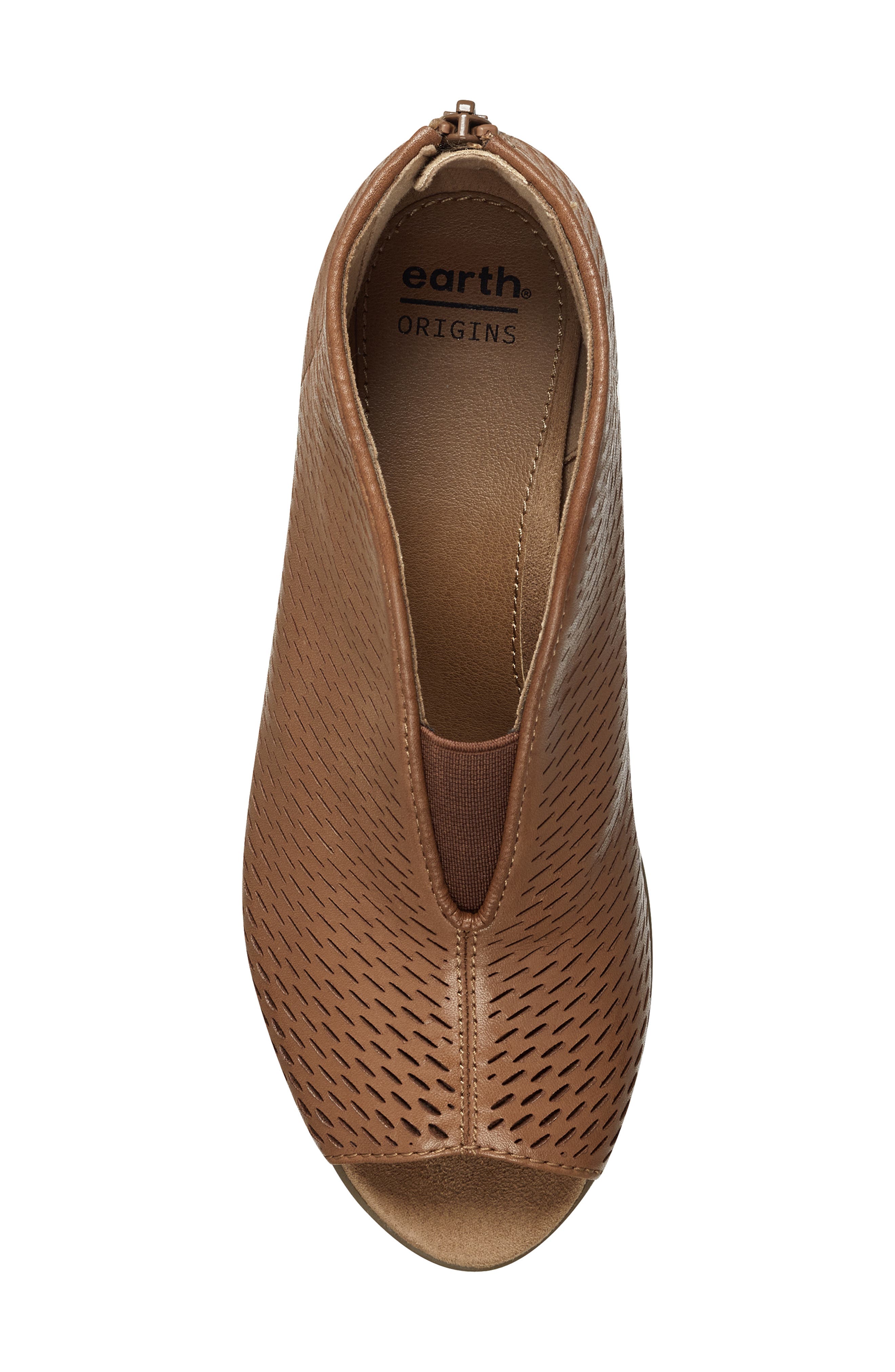 Carmen Perforated Bootie, Alternate, color, ALPACA LEATHER