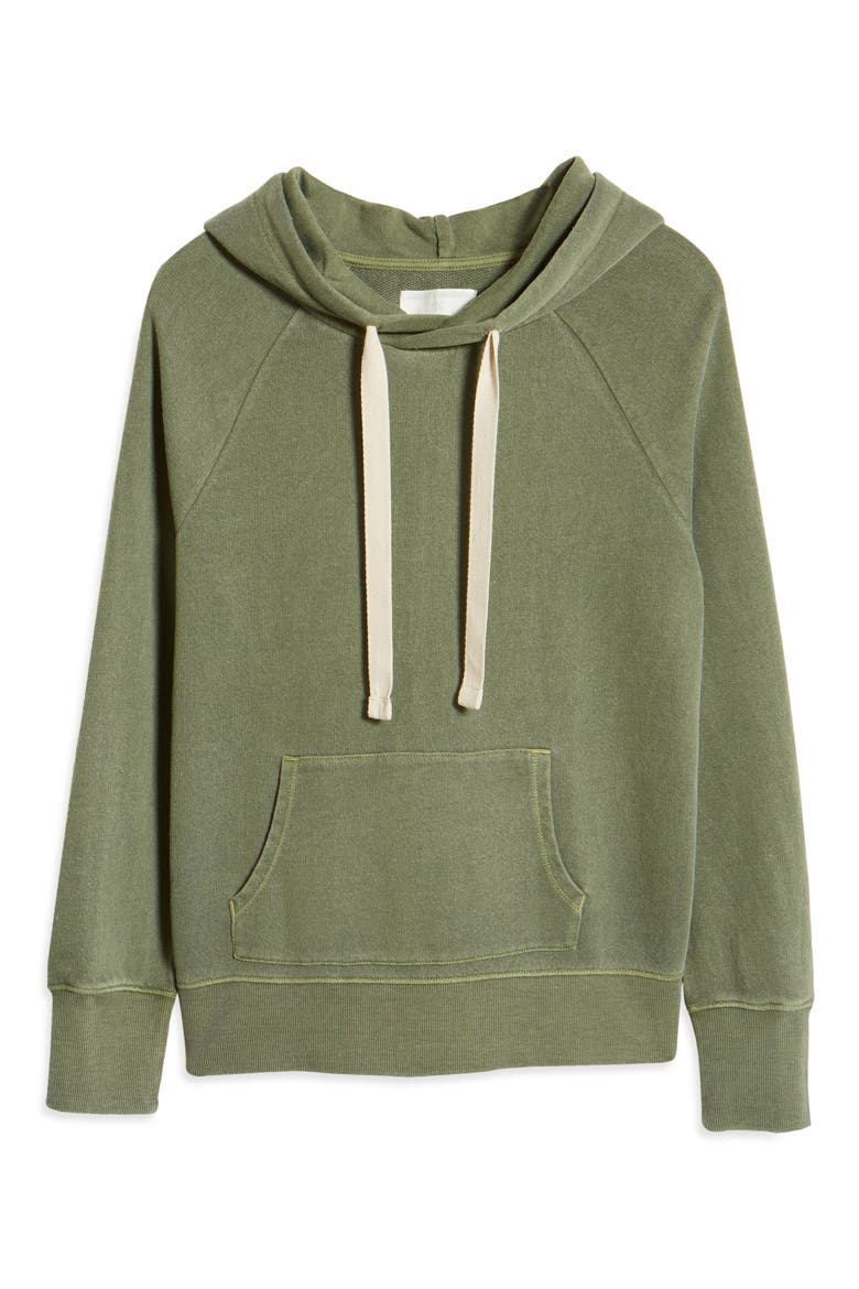 Cozy Pullover Hoodie, Alternate, color, GREEN SORREL