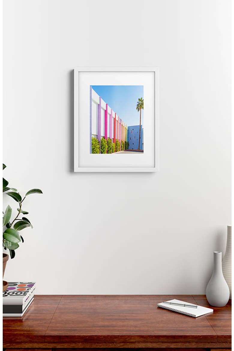 Hue Framed Art Print, Alternate, color, BLUE