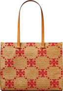 Tory Burch T Monogram Woven Tote