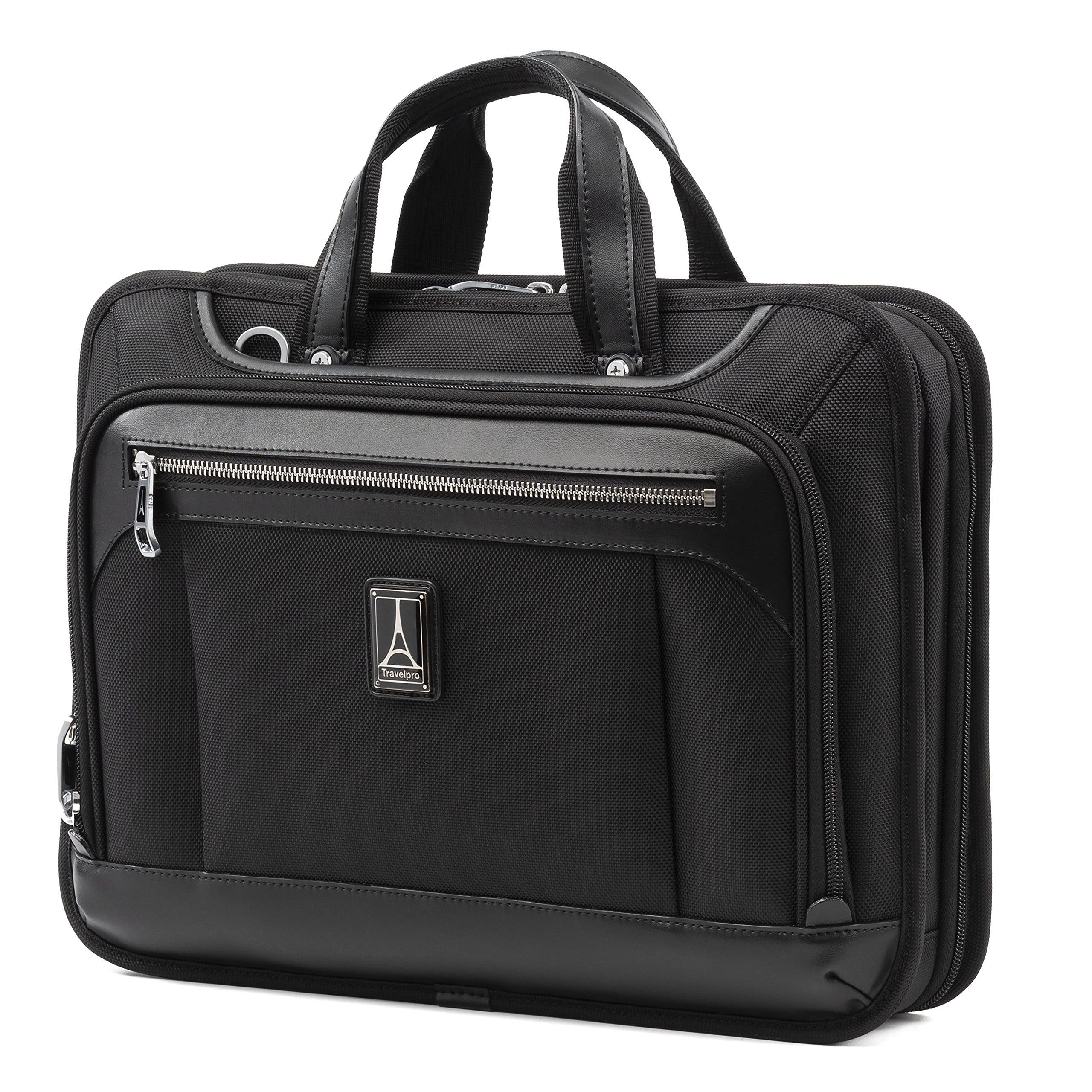 TRAVELPRO Platinum Elite Slim Business Laptop Briefcase, Fits up to 15.6 Inch Laptop, Main, color, 