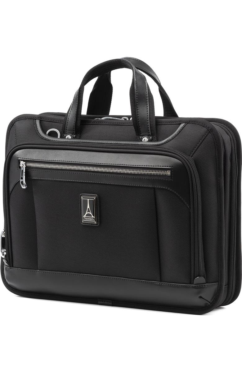 TRAVELPRO Platinum Elite Slim Business Laptop Briefcase, Fits up to 15.6 Inch Laptop, Main, color,