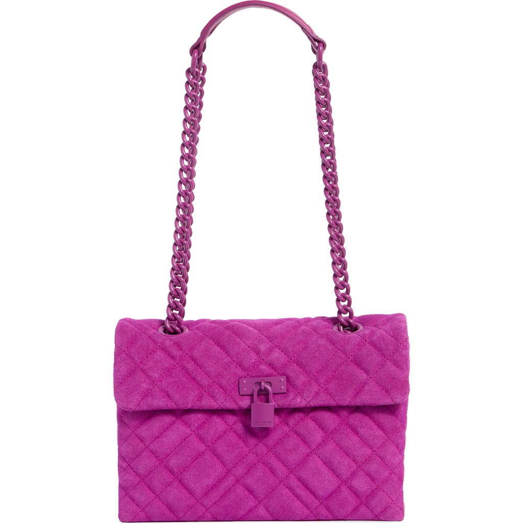Kurt Geiger London Brixton Lock Shoulder Bag In Pink