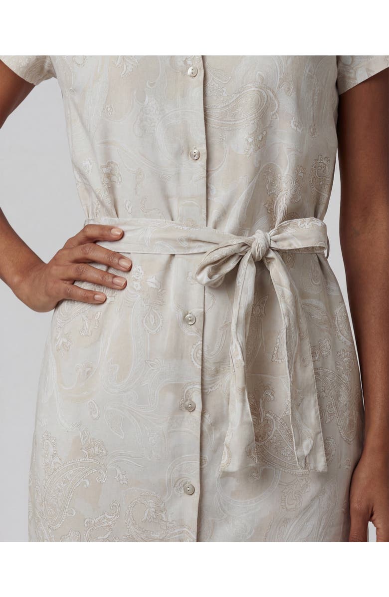 Lords of Harlech Paisley Explosion Womens Shirt Dress, Alternate, color, Paisley Explosion Ivory