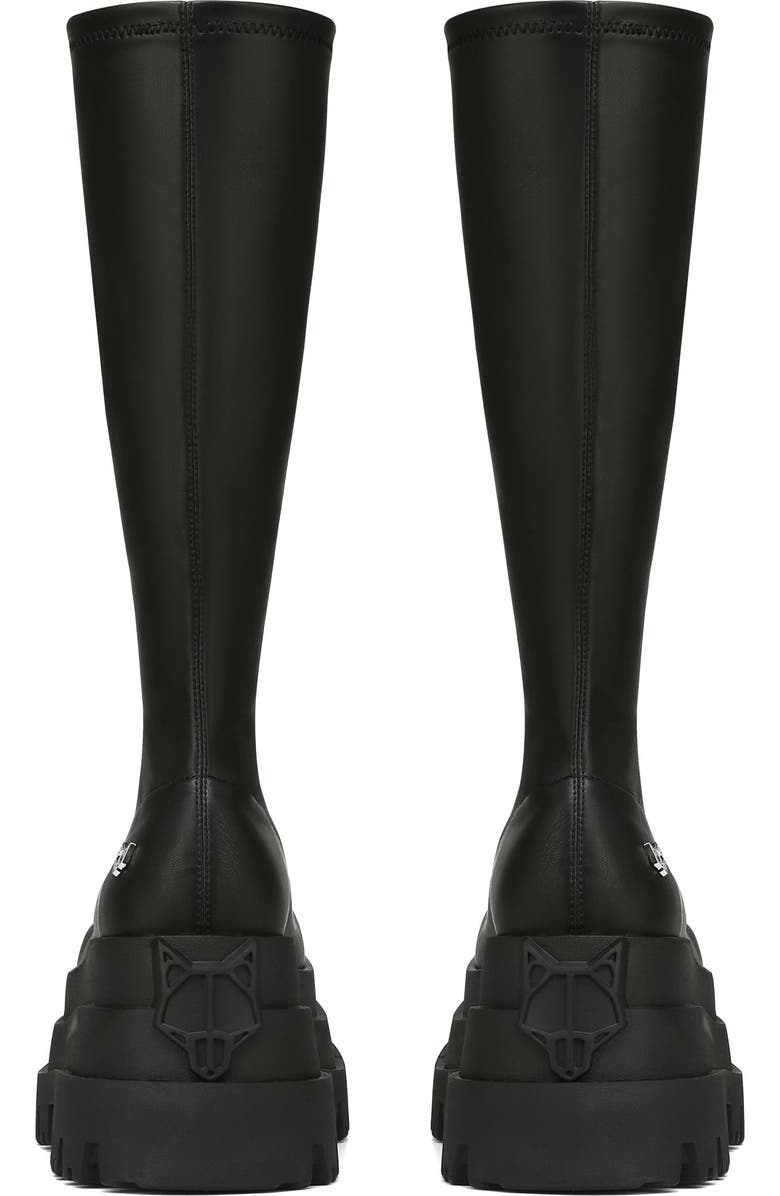 Naked Wolfe Sin Platform Tall Boot, Alternate, color, Black Stretch