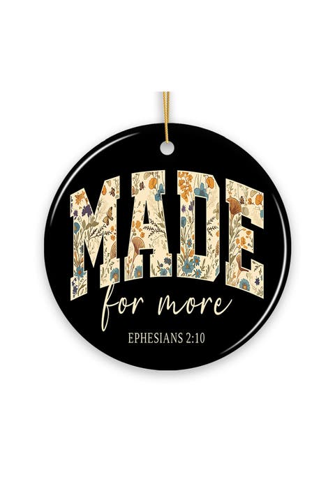 Made For More Wildflower Ephesians 2-10 Ornament