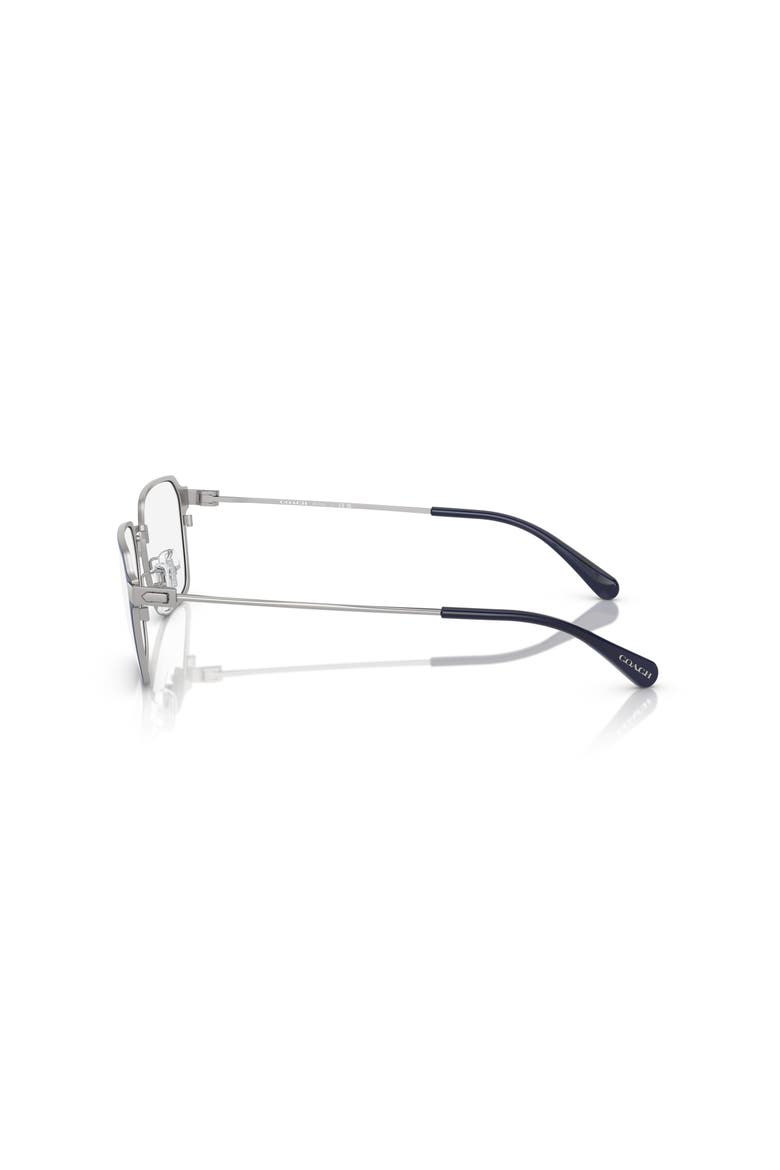 55mm Rectangle optical glasses, Alternate, color, Silver