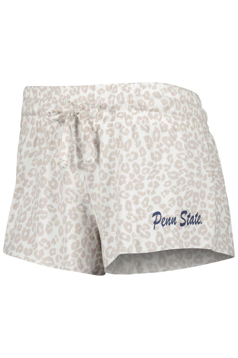 Women's Concepts Sport  Cream Penn State Nittany Lions Montana T-Shirt & Shorts Sleep Set, Alternate, color, Cream