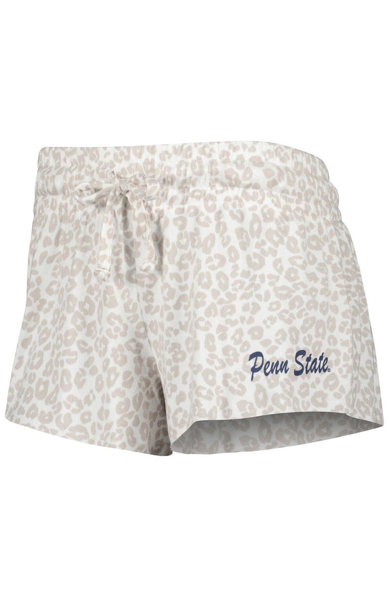 CONCEPTS SPORT Women's Concepts Sport Cream Penn State Nittany Lions Montana T-Shirt & Shorts Sleep Set, Alternate, color, Cream