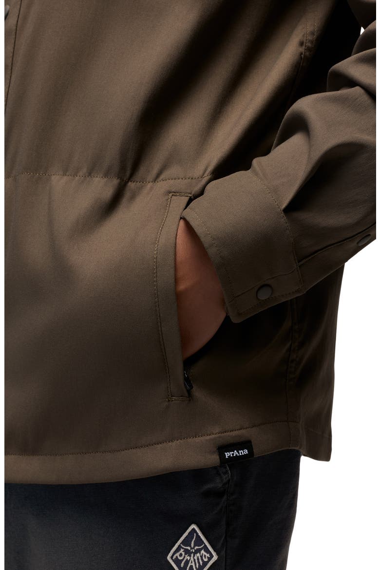 Stretch Zion Long Sleeve Button-Up Shirt, Alternate, color, MUD