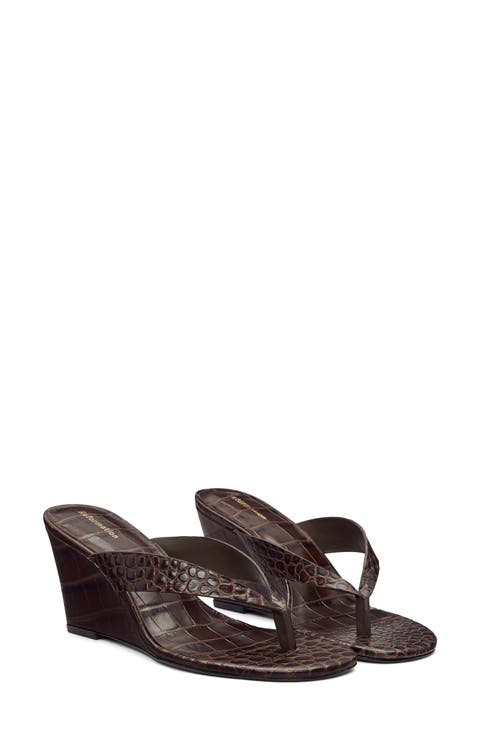 Jessie Wedge Thong Sandal (Women)