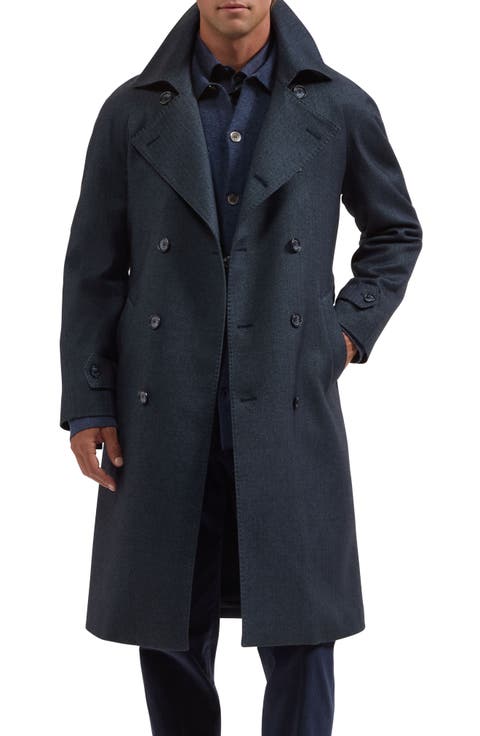 Cotton Double Breasted Coat