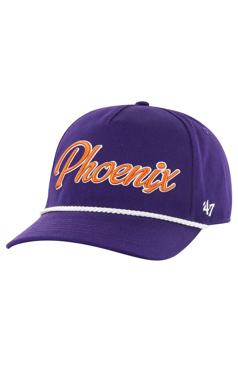 '47 Men's '47  Purple Phoenix Suns Overhand Logo Hitch Adjustable Hat, Alternate, color, Purple