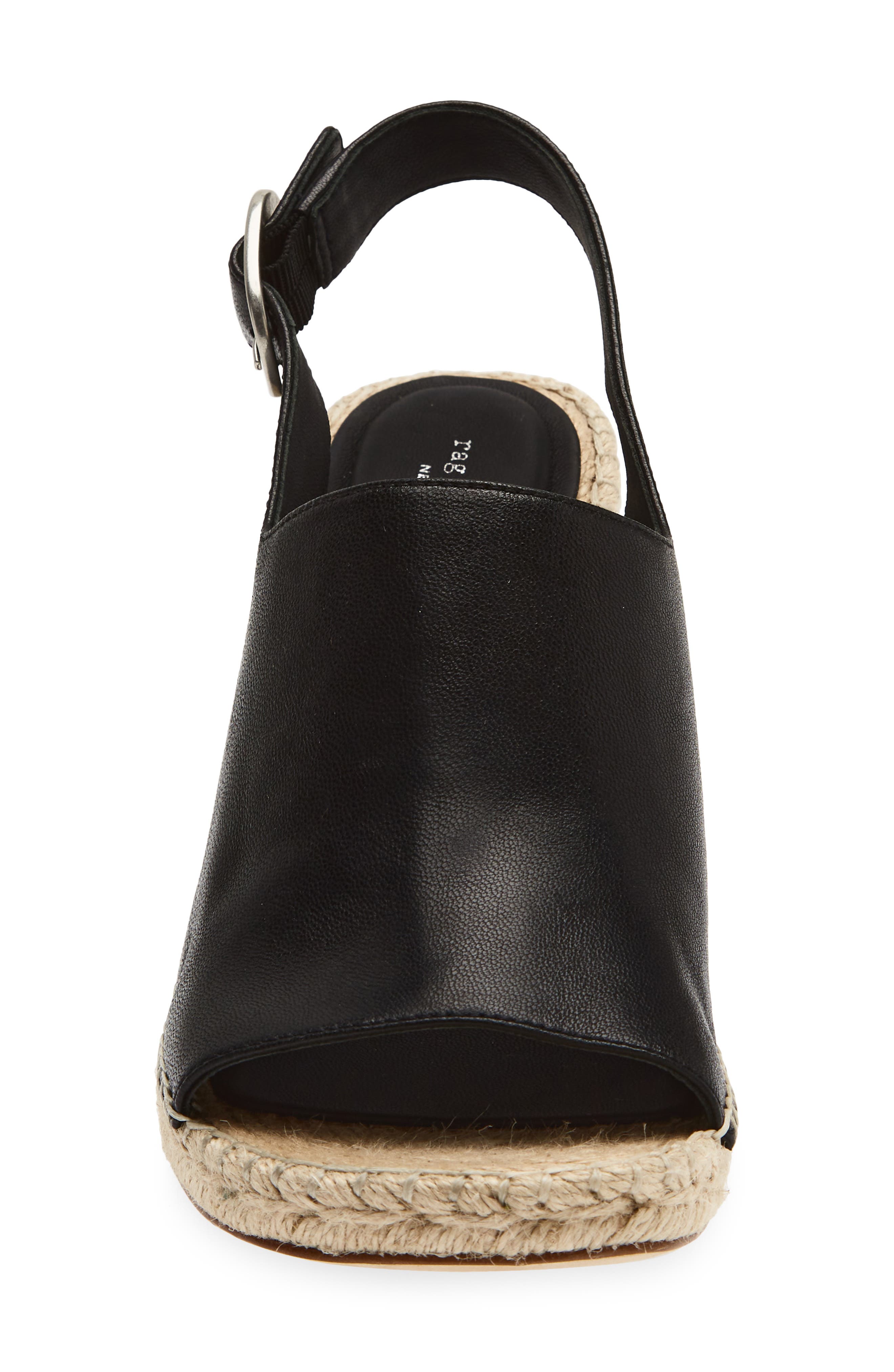 rag & bone Gigi Slingback Platform Espadrille Sandal, Alternate, color, 