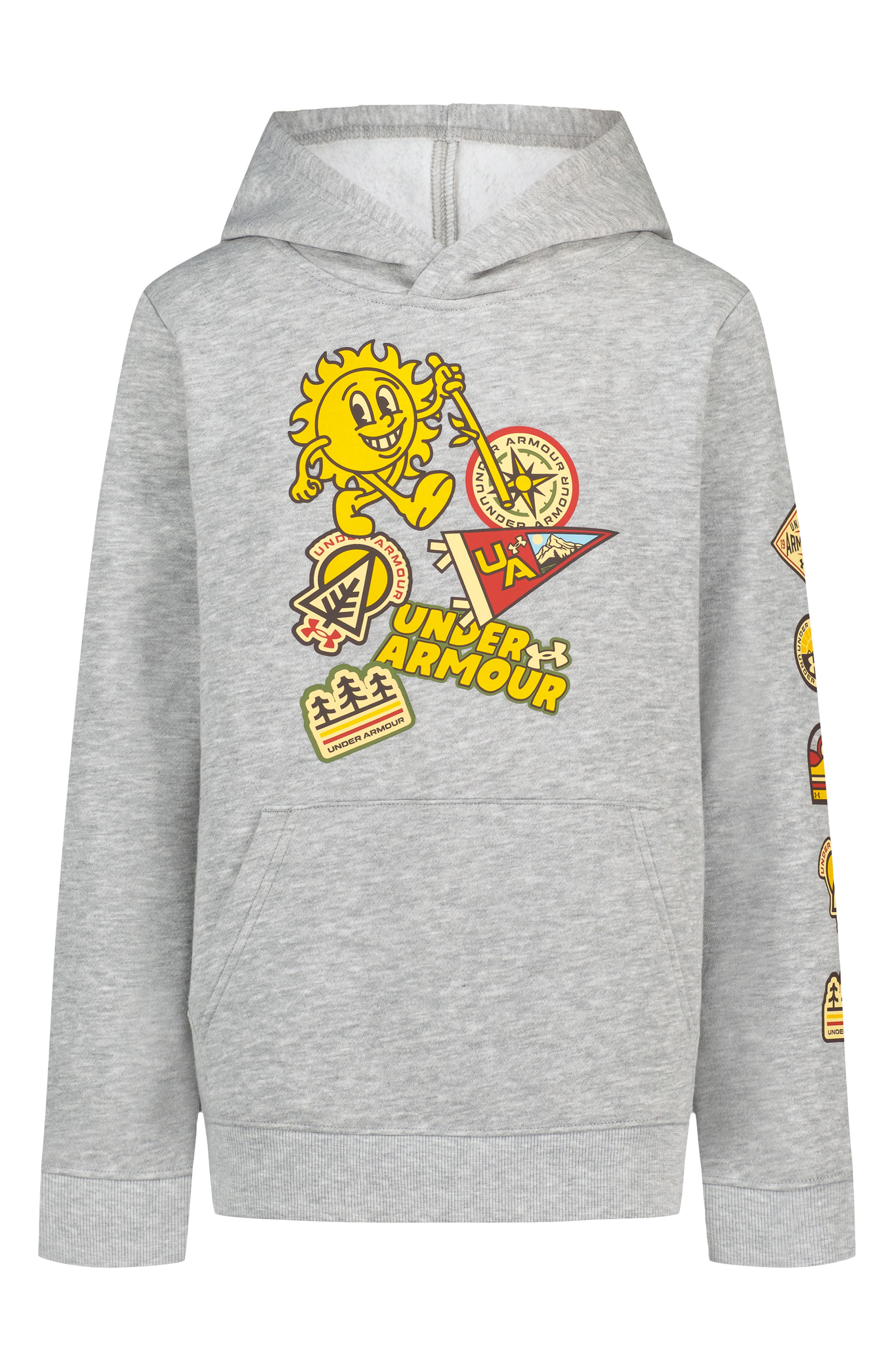 Kids' Camp Patches Graphic Hoodie