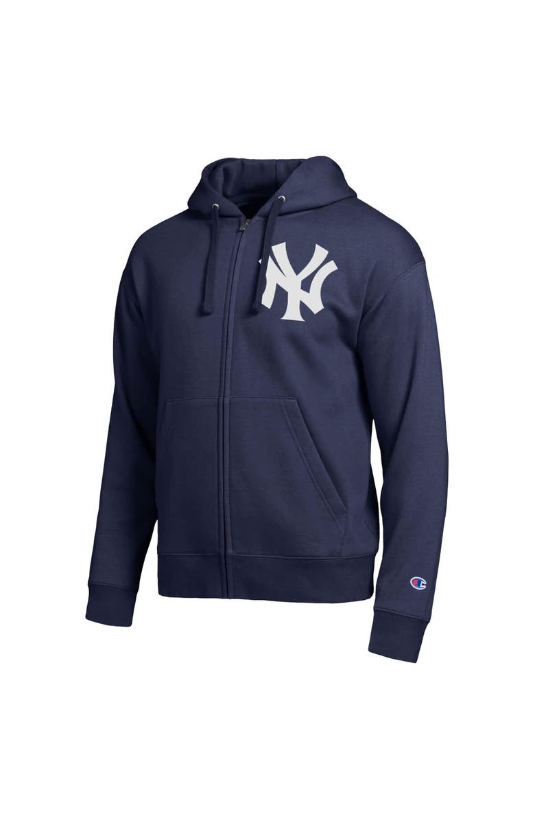Champion Men's Champion Navy New York Yankees All-Star Full-Zip Hoodie, Alternate, color, Navy