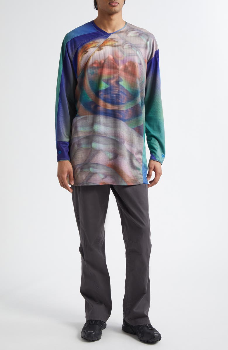 FOX RACING x Kiko Kostandinov Stretch Cotton Pants, Alternate, color,