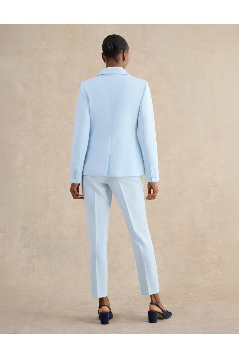 Keighley Single-Button Tailored Blazer, Alternate, color, Pale Blue
