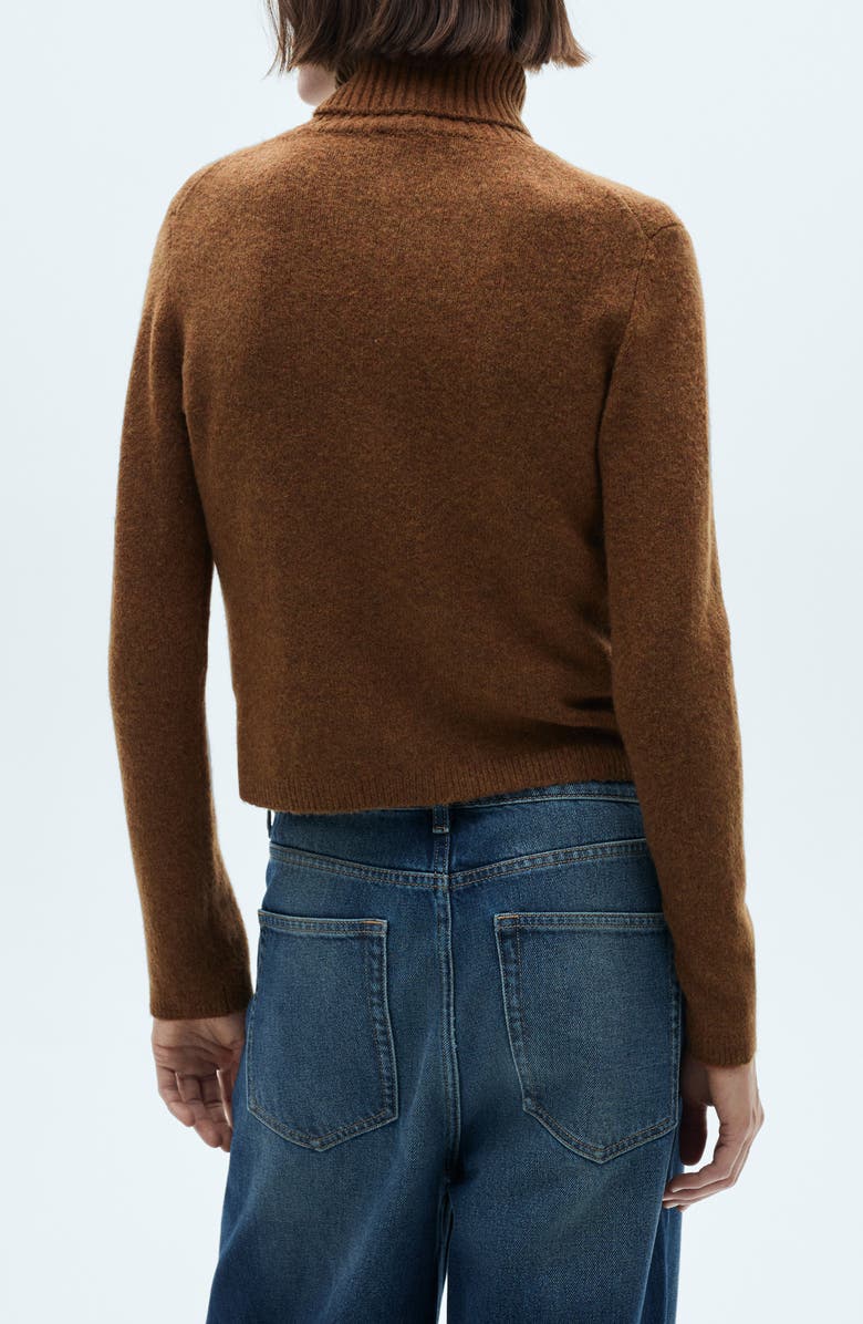 MANGO Mariana Turtleneck Sweater, Alternate, color,