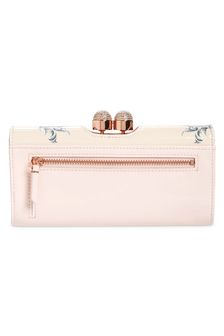 Maycie Enchant Leather Matinée Wallet, Alternate, color, PALE PINK