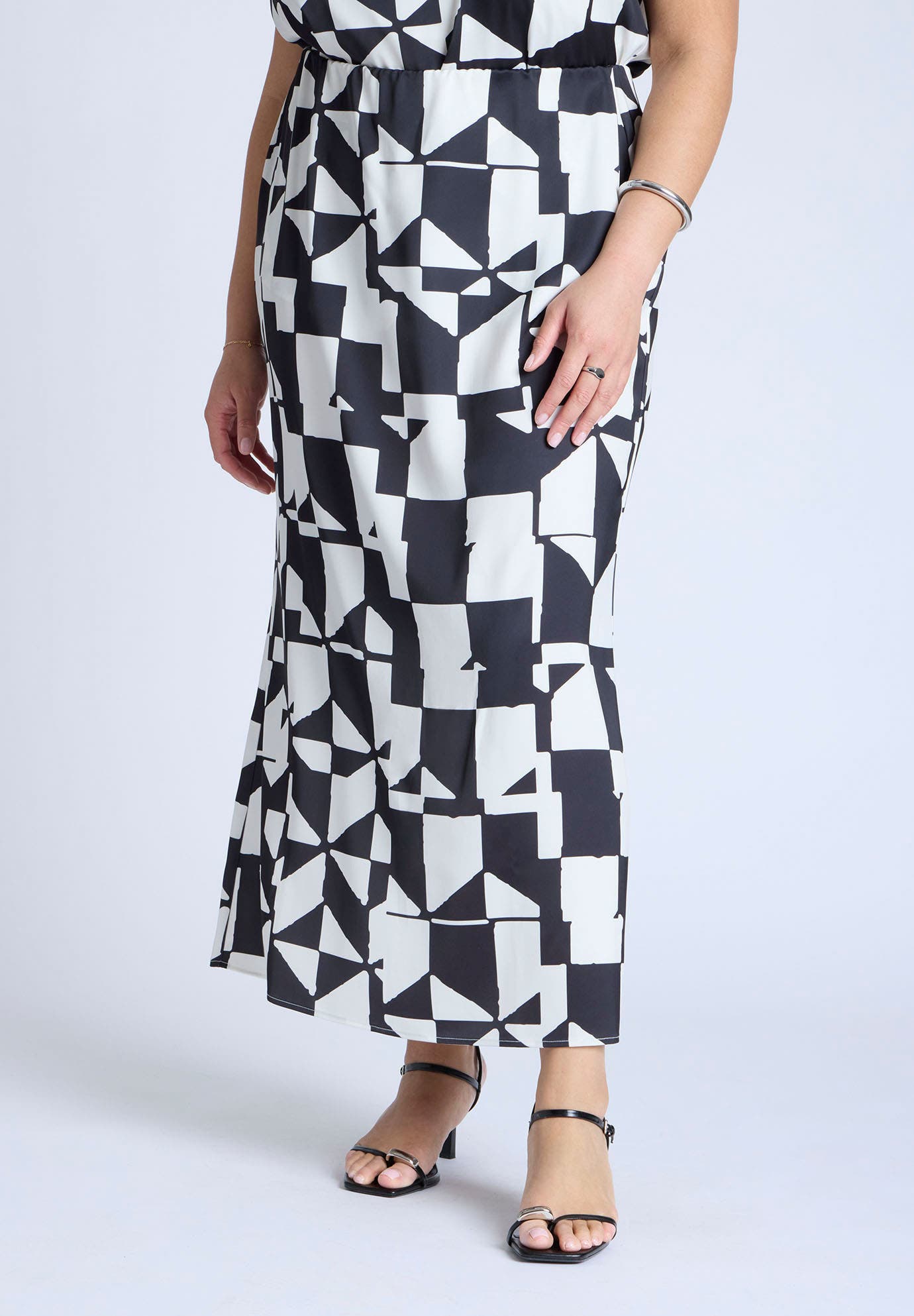 Satin Maxi Skirt - image 2
