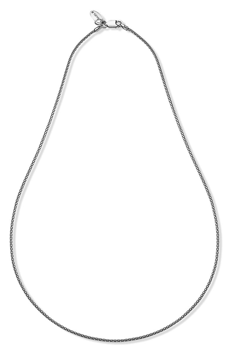 SAMUEL B. Korean Chain Necklace, Main, color, Silver