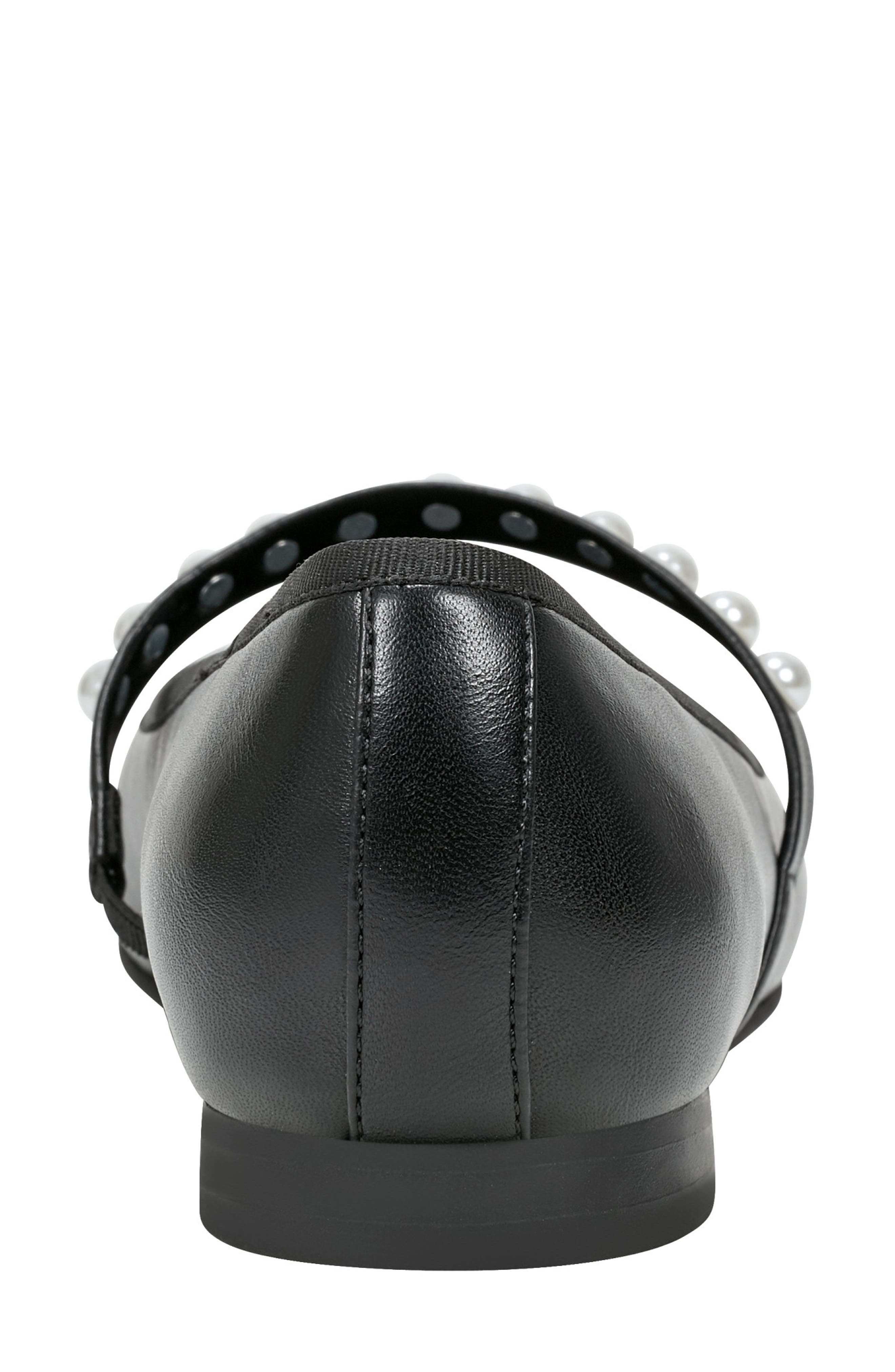 UNISA Faux Pearl Strap Mary Jane Flat, Alternate, color, 