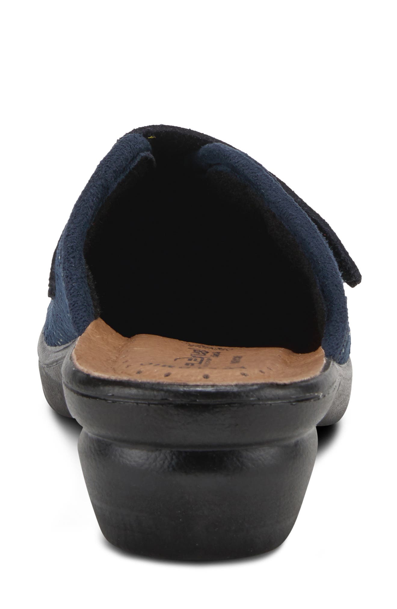 Merula Clog, Alternate, color, NAVY PATENT LEATHER