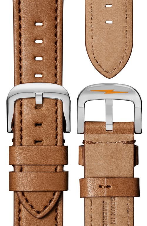 Shinola Canfield Sport Leather Strap Watch, 45mm