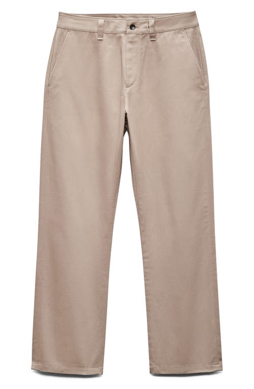 Shop Rag & Bone Haydon Relaxed Straight Leg Twill Chinos In Taupe
