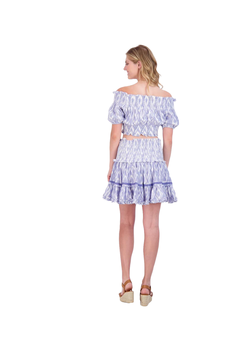 Mer St. Barth Amelie Crop Top And Skirt Set, Alternate, color,