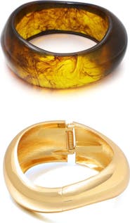 Adornia Set of 2 Assorted Chunky Bracelets