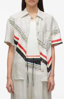 NY Liberty Silk Camp Shirt