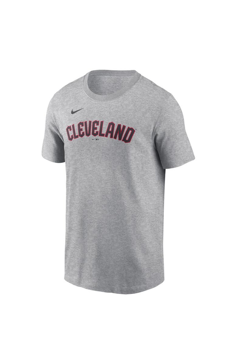 Nike Men's Nike José Ramírez Gray Cleveland Guardians Fuse Name & Number T-Shirt, Alternate, color, Gray