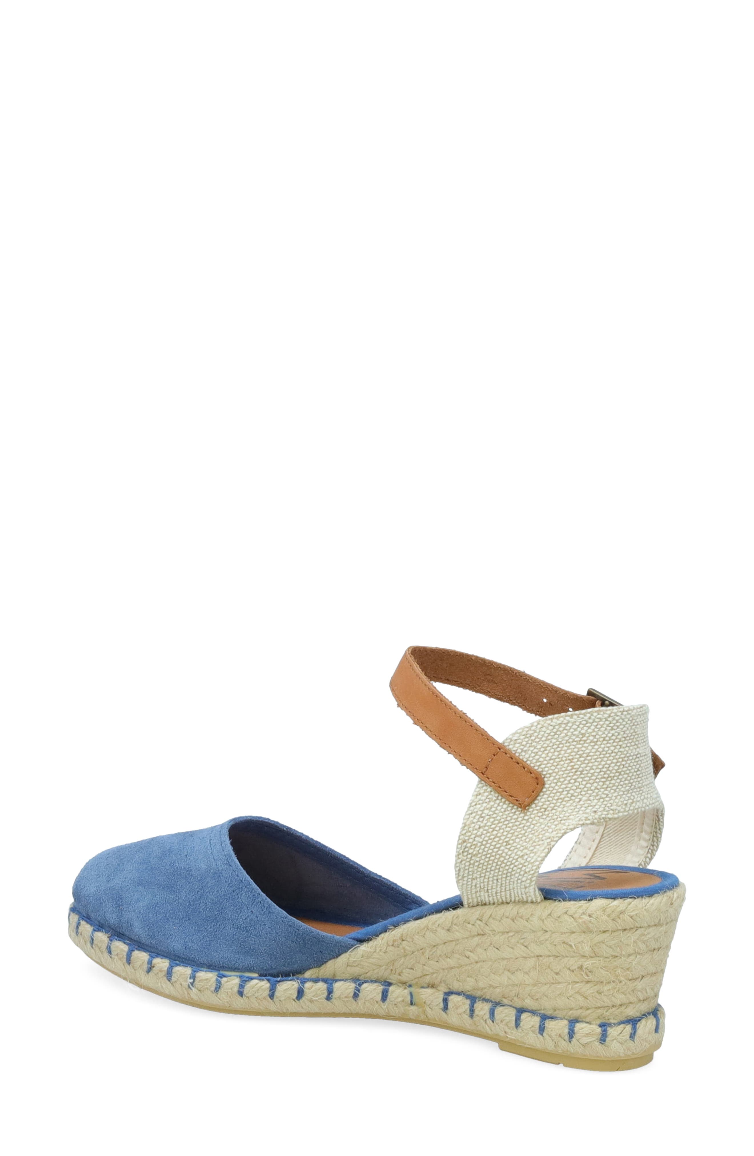 Miz Mooz Malena Espadrille Wedge, Alternate, color, Ocean