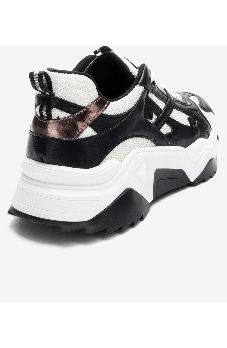 Prologue Shoes Loretta Platform Sneakers, Alternate, color, Black White