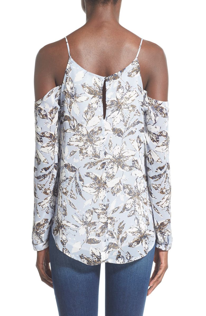 ASTR the Label ASTR Cold Shoulder Long Sleeve Blouse, Alternate, color, 