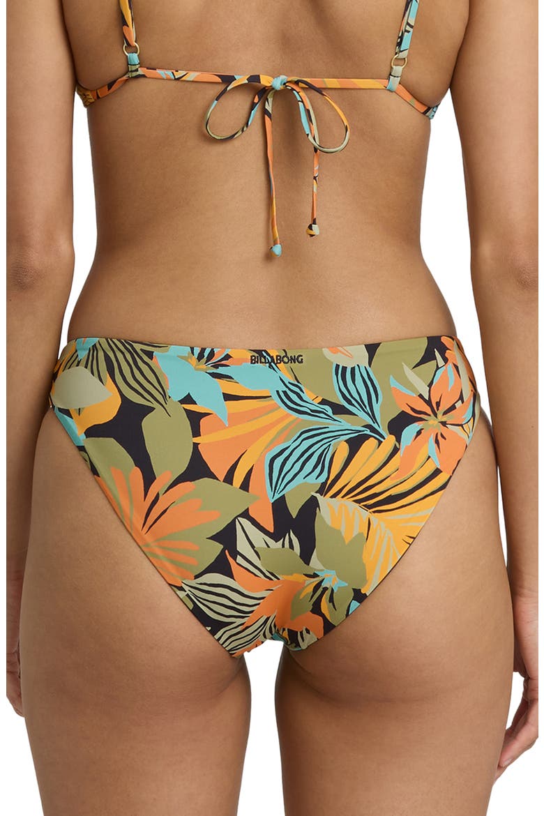 Des Tropiques Lowrider Bikini Bottoms, Alternate, color, BLACK MULTI