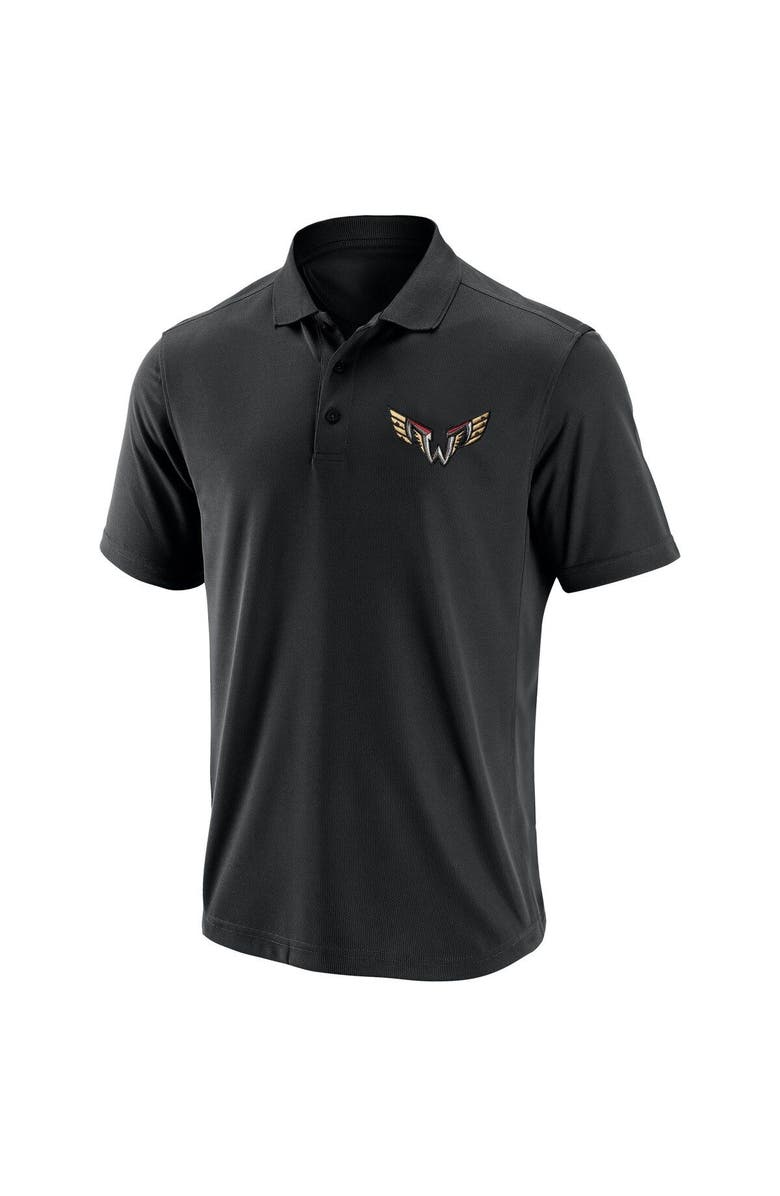 ADPRO Sports Men's Black Philadelphia Wings Primary Logo Polo, Alternate, color, 