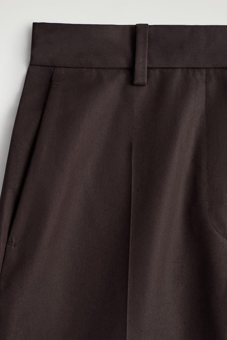 Embroidered Cotton Pants, Alternate, color, DARK BROWN